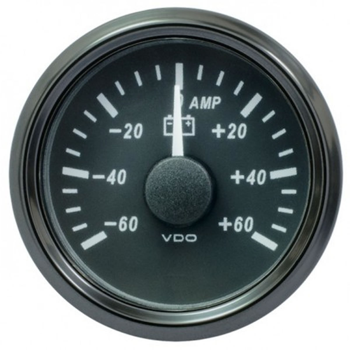 SingleViu VDO Ammeter Gauges 60A Black 52mm